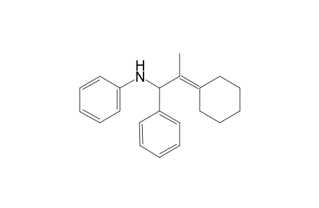 N-(2-cyclohexylidene-1-phenyl-propyl)aniline