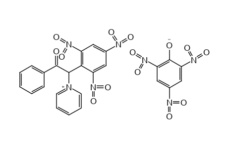 1-[alpha-(2,4,6-TRINITROPHENYL)PHENACYL]PYRIDINIUM PICRATE