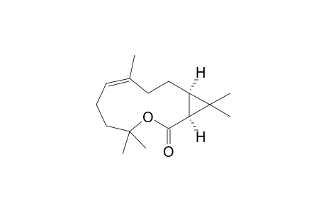 (1S,11R)-4,4,8,12,12-Pentamethyl-3-oxabicyclo[9.1.0]dodeca-7-en-2-one