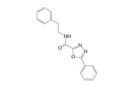 N-Phenylethyl-5-phenyl-1,3,4-oxadiazole-2-carboxamide