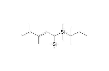 1-[(1,1-Dimethylpropyl)dimethylsilyl]-3,4-dimethyl-1-trimethylsilylpent-2-ene