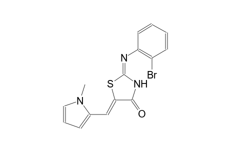 (5Z)-2-(2-bromoanilino)-5-[(1-methyl-1H-pyrrol-2-yl)methylene]-1,3-thiazol-4(5H)-one