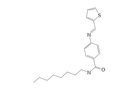 Benzamide, n-octyl-4-[(thiophen-2-ylmethylene)amino]-