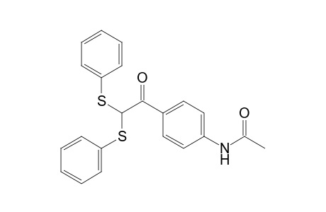 4'-glyoxyloylacetanilide, mono(diphenyl mercaptal)