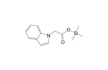 Indole-1-acetic acid <1H->, mono-TMS