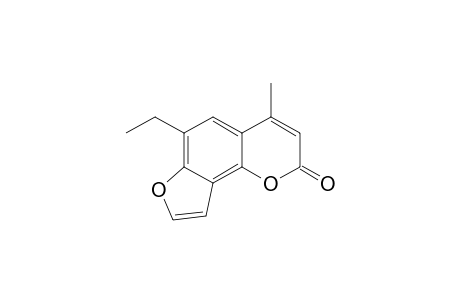 6-Ethyl-4-methylfuro[2,3-h]coumarin