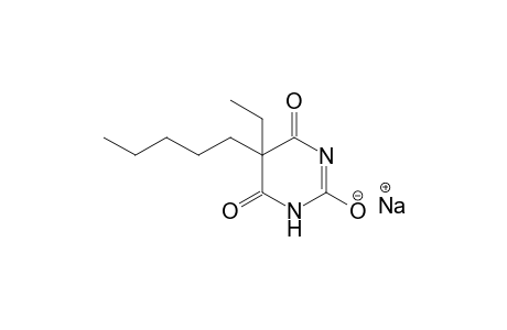 5-Ethyl-5-pentylbarbituric acid, sodium derivative