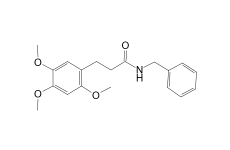 Propanamide, 3-(2,4,5-trimethoxyphenyl)-N-benzyl-