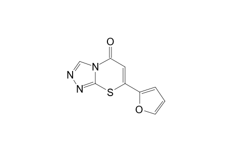 5H-[1,2,4]Triazolo[3,4-b][1,3]thiazin-5-one, 7-(2-furanyl)-