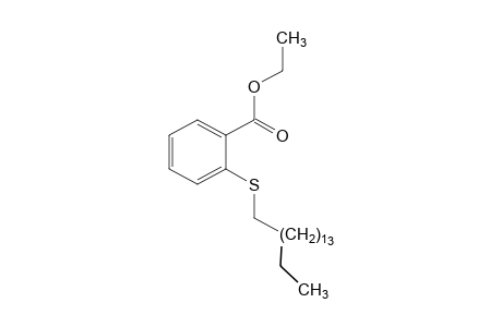 o-(hexadecylthio)benzoic acid, ethyl ester