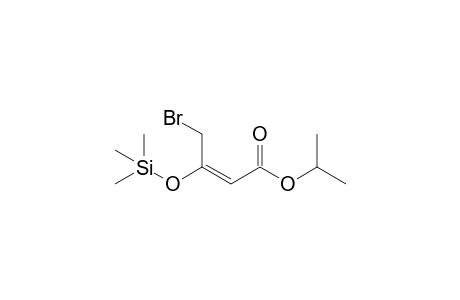 Isopropyl 4-bromo-3-(trimethylsilyloxy)but-2-enoate