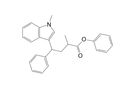 phenyl 2-methyl-4-(1-methyl-1H-indol-3-yl)-4-phenylbutanoate