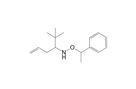 2,2-Dimethyl-N-(1-phenylethoxy)-3-hex-5-enylamine