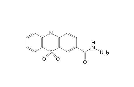 10-methylphenothiazine-3-carboxylic acid, hydrazide, 5,5-dioxide