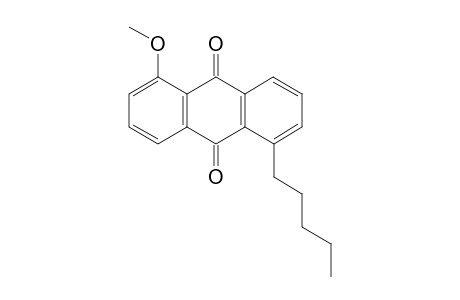 1-methoxy-5-pentylanthracene-9,10-dione