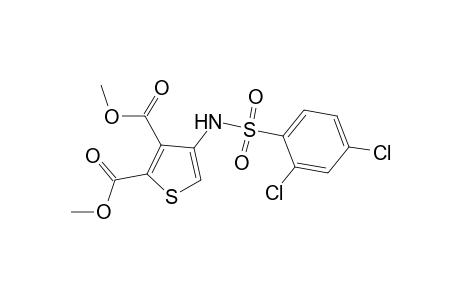 Thiophene-2,3-dicarboxylic acid, 4-(2,4-dichlorophenylsulfonylamino)-, dimethyl ester