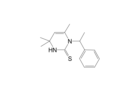4,4,6-Trimethyl-1-(1-phenylethyl)-3,4-dihydro-2(1H)-pyrimidinethione