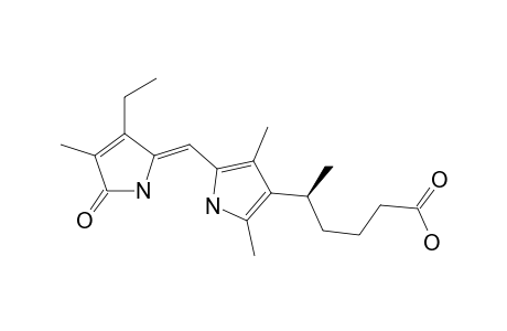 (-)-(S)-5-(4-ethyl-3,8,10-trimethyl-2-oxo-1,11-dihydrodipyrrin-9-yl)hexanoic acid