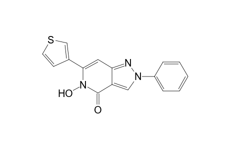 5-Hydroxy-2-phenyl-6-(3-thienyl)-2,5-dihydro-4H-pyrazolo[4,3-c]pyridin-4-one