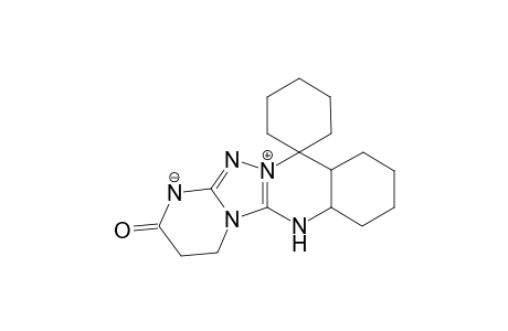 2'-Oxo-3',4',6a',7',8',9',1'',10a'-octahydro-2'H,6'H-spiro[cyclohexane-1,11'-pyrimido[2',1':3,4][1,2,4]triazolo[5,1-b]quinazolin[12]ium[1]ide]