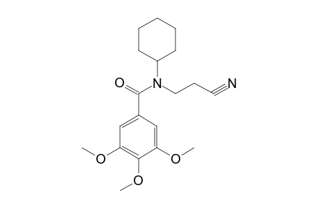 N-(2-cyanoethyl)-N-cyclohexyl-3,4,5-trimethoxybenzamide