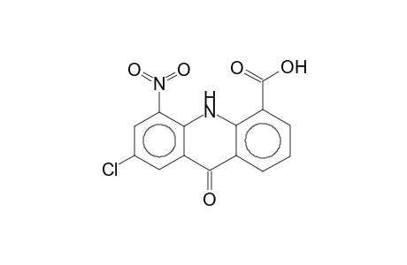 7-Chloro-5-nitro-9-oxo-9,10-dihydro-4-acridinecarboxylic acid