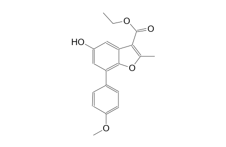 ethyl 5-hydroxy-7-(4-methoxyphenyl)-2-methyl-1-benzofuran-3-carboxylate