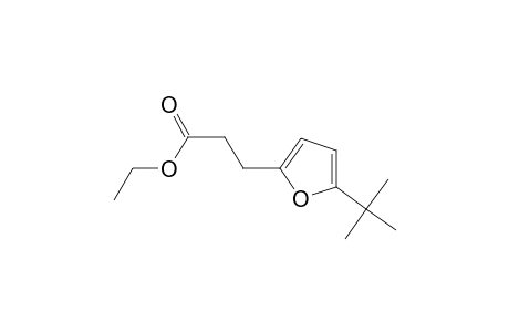 2-Furanpropanoic acid, 5-(1,1-dimethylethyl)-, ethyl ester