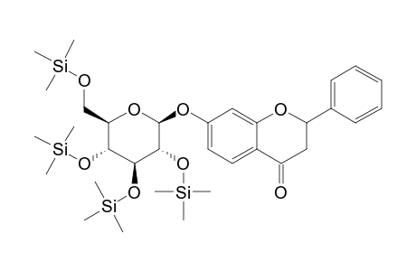 7-Hydroxyflavanone .beta.-D-glucopyranoside, 4tms