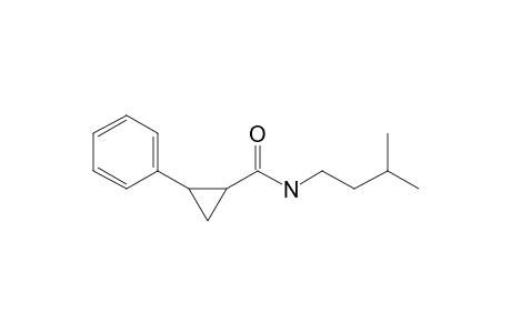 1-Cyclopropanecarboxamide, 2-phenyl-N-3-methylbutyl-