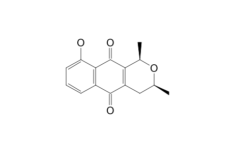 (1R,3S)-9-Hydroxy-1,3-dimethyl-3,4,5,10-tetrahydro-1H-naphtho[2,3-c]pyran-5,10-dione