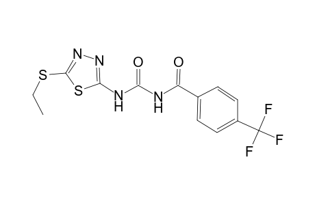 urea, N-[5-(ethylthio)-1,3,4-thiadiazol-2-yl]-N'-[4-(trifluoromethyl)benzoyl]-