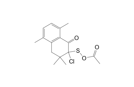 2-Chloro-2-acetoxysulfenyl-3,4-dihydro-3,3,5,8-tetramethyl-1-(2H)naphthalenone