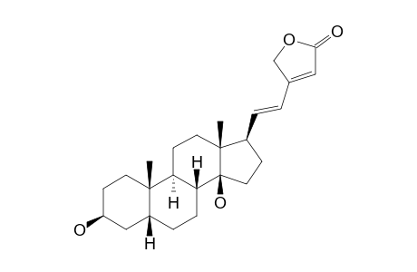 3-[(E)-2-[(3S,5R,8R,9S,10S,13R,14S,17R)-10,13-dimethyl-3,14-bis(oxidanyl)-1,2,3,4,5,6,7,8,9,11,12,15,16,17-tetradecahydrocyclopenta[a]phenanthren-17-yl]ethenyl]-2H-furan-5-one