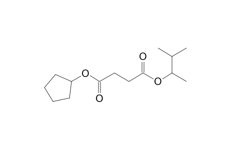 Succinic acid, 3-methylbut-2-yl cyclopentyl ester