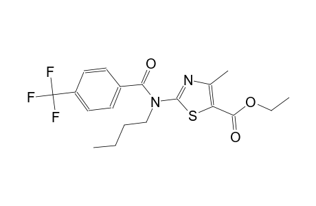 ethyl 2-{butyl[4-(trifluoromethyl)benzoyl]amino}-4-methyl-1,3-thiazole-5-carboxylate