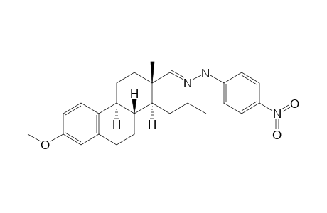 16,17-Seco-3-methoxyestra-1,3,5(10)-trien-17-al-(p-nitrophenyl)-hydrazone