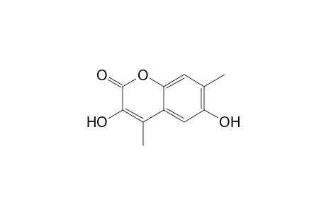 3,6-Dihydroxy-4,7-dimethyl-2H-chromen-2-one