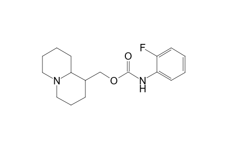 carbamic acid, (2-fluorophenyl)-, (octahydro-2H-quinolizin-1-yl)methylester