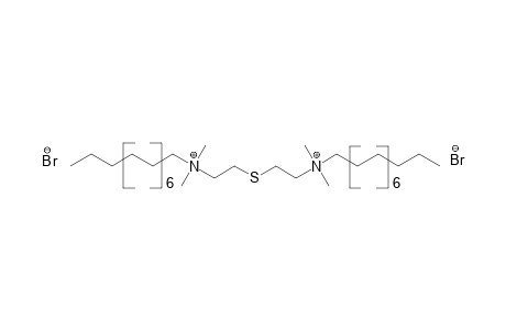 (thiodiethylene)bis[dimethylhexadecylammonium]dibromide