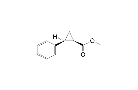 Cyclopropanecarboxylic acid, 2-phenyl-, methyl ester