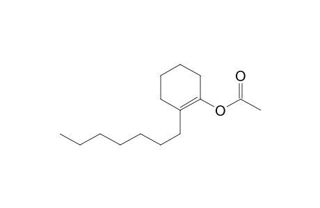 1-Cyclohexen-1-ol, 2-heptyl-, acetate