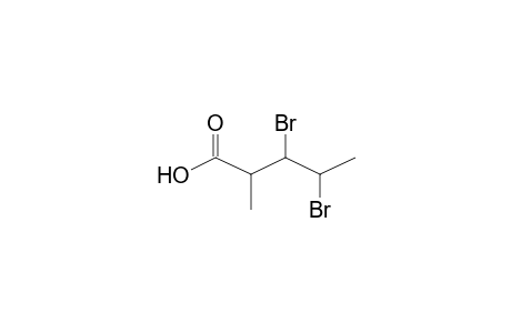 3,4-Dibromo-2-methyl-pentanoic acid