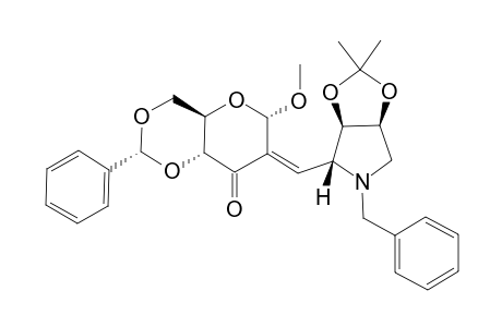 #15E;METHYL-4,6-O-BENZYLIDENE-2-DEOXY-2-[(1E)-2,5-(BENZYLIMINO)-1,2,5-TRIDEOXY-3,4-O-ISOPROPYLIDENE-L-RIBITOL-1C-YLIDENE]-ALPHA-D-ETYTHRO-HEXOPYRANOSID-