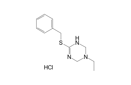 6-(benzylthio)-3-ethyl-1,2,3,4-tetrahydro-s-triazine, monohydrochloride