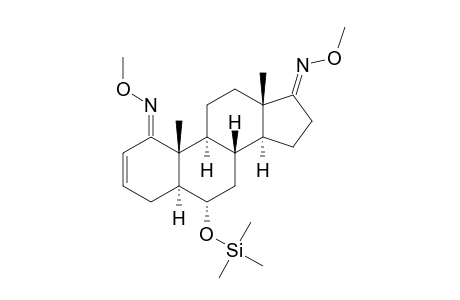 6.ALPHA.-[(TRIMETHYLSILYL)OXY]-5.ALPHA.-ANDROST-2-ENE-1,17-DIONE(1,17-DI-O-METHYLOXIME)