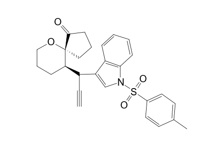 10-(1-(1-tosyl-1H-indol-3-yl) prop-2-ynyl)-6-oxaspiro[4.5]decan-1-one