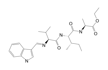 L-Alanine, N-[N-[N-(1H-indol-3-ylmethylene)-L-valyl]-L-isoleucyl]-, ethyl ester