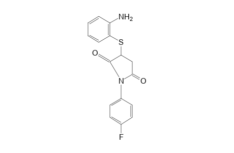 2-[(o-aminophenyl)thio]-N-(p-fluorophenyl)succinimide