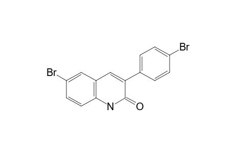 6-Bromo-3-(4-bromophenyl)quinolin-2(1H)-one